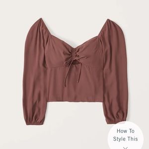 Abercrombie Front Cut-Out Top